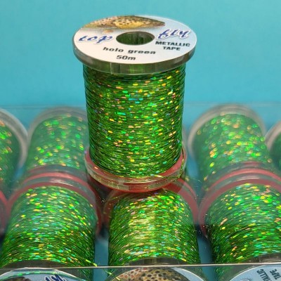 metallic tape - holo green