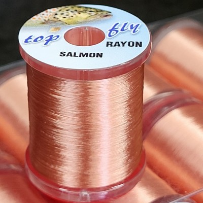 "top fly" RAYON - SALMON