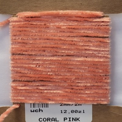 worm chenille - CORAL PINK